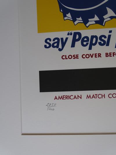 Andy Warhol (d'après), Pepsi, lithographie 2