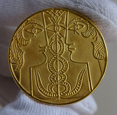 Jean Cocteau - medallion, silver 2
