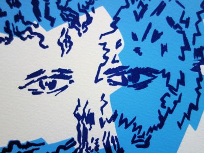 Jean COULOT : Regard bienveillant, Sérigraphie originale signée 2