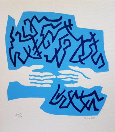 Jean COULOT : Amitié, Sérigraphie originale signée 2