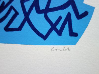 Jean COULOT : Amitié, Sérigraphie originale signée 2