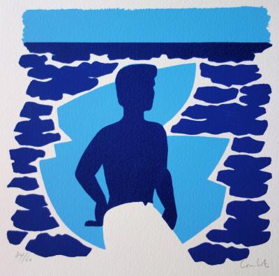 Jean COULOT : Face à la Mer, Sérigraphie originale signée 2