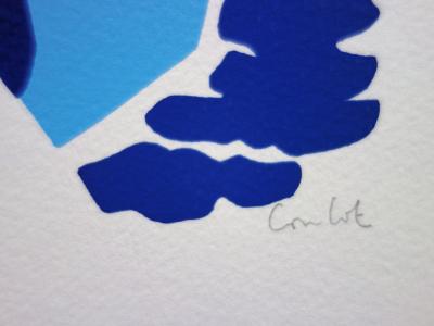 Jean COULOT : Face à la Mer, Sérigraphie originale signée 2