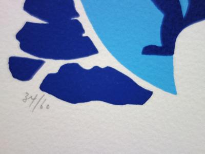 Jean COULOT : Face à la Mer, Sérigraphie originale signée 2