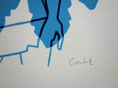 Jean COULOT : L’Homme et le Chêne, Sérigraphie originale signée 2