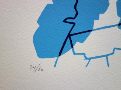 Jean COULOT : L’Homme et le Chêne, Sérigraphie originale signée 2