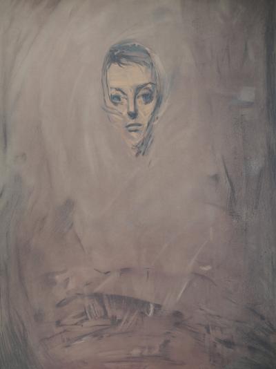 Nasser ASSAR : Soir, Isabelle, Lithographie originale signée 2