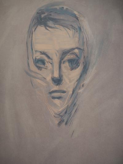 Nasser ASSAR : Soir, Isabelle, Lithographie originale signée 2