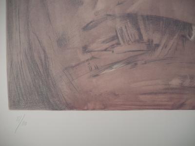 Nasser ASSAR : Soir, Isabelle, Lithographie originale signée 2