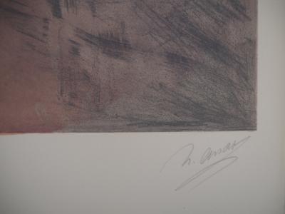 Nasser ASSAR : Soir, Isabelle, Lithographie originale signée 2