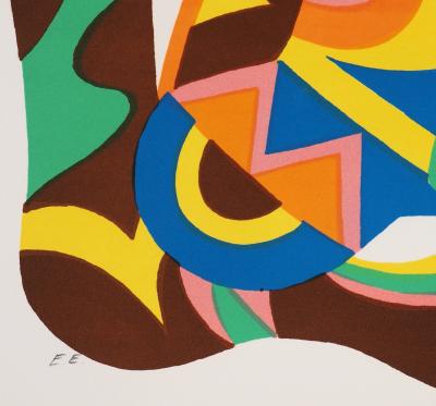 Mariano HERNANDEZ : Hommage à Miro, Lithographie originale signée 2