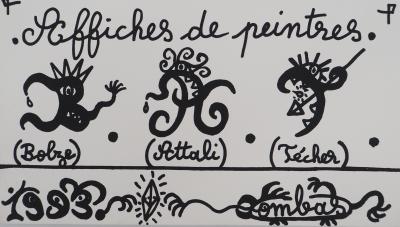 Robert COMBAS : A-Fish d’ART(tiste), Sérigraphie originale signée 2