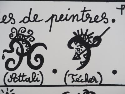 Robert COMBAS : A-Fish d’ART(tiste), Sérigraphie originale signée 2