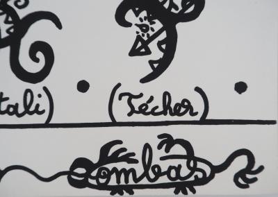 Robert COMBAS : A-Fish d’ART(tiste), Sérigraphie originale signée 2