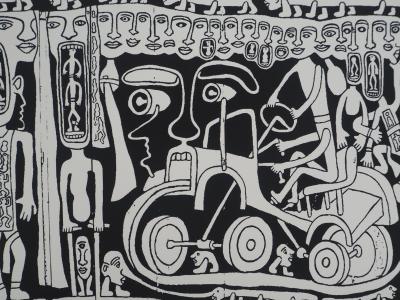 Yvon TAILLANDIER : L’ambassade du Taillandier-Land, Sérigraphie originale signée 2