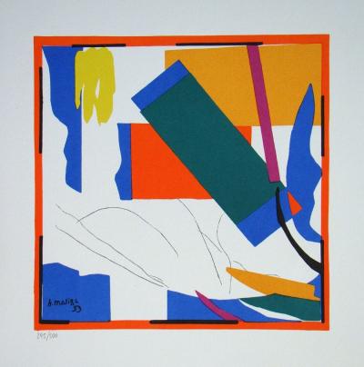 Henri MATISSE (after) - Souvenirs d'Océanie, 1978 - Limited edition serigraphy signed and numbered 2