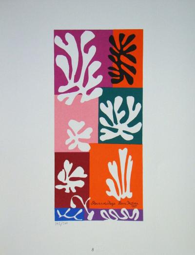 Henri MATISSE (after) - Fleurs de Neige, 1978 - Limited edition serigraphy signed and numbered 2