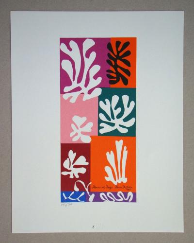 Henri MATISSE (after) - Fleurs de Neige, 1978 - Limited edition serigraphy signed and numbered 2