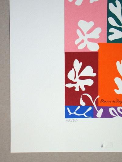 Henri MATISSE (after) - Fleurs de Neige, 1978 - Limited edition serigraphy signed and numbered 2