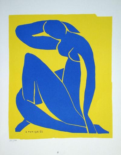 Henri MATISSE (after) - Nu bleu, 1978 - Limited edition serigraphy signed and numbered 2