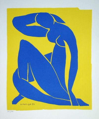 Henri MATISSE (after) - Nu bleu, 1978 - Limited edition serigraphy signed and numbered 2