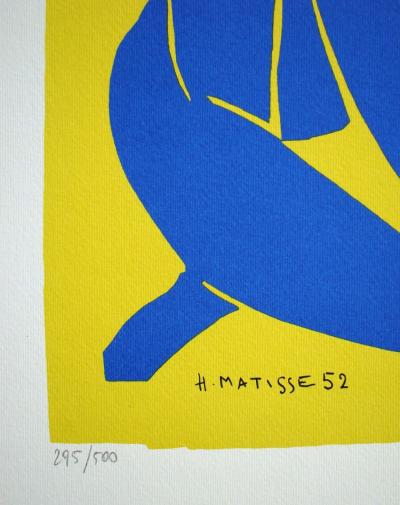 Henri MATISSE (after) - Nu bleu, 1978 - Limited edition serigraphy signed and numbered 2