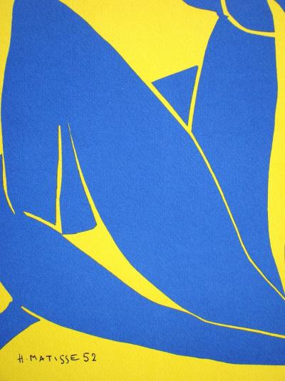 Henri MATISSE (after) - Nu bleu, 1978 - Limited edition serigraphy signed and numbered 2