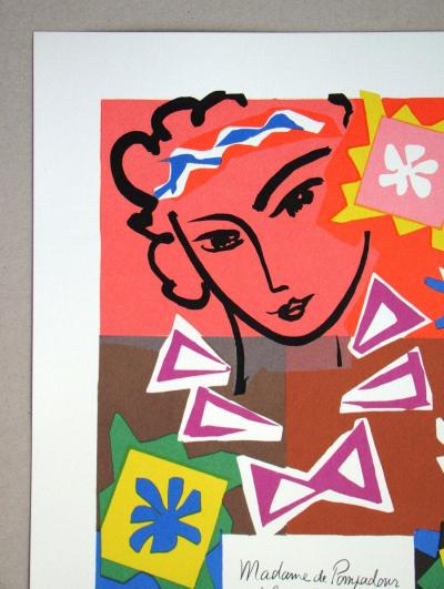 Henri MATISSE (after) - Madame de Pompadour, 1978 - Limited edition serigraphy signed and numbered 2