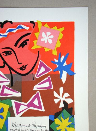 Henri MATISSE (after) - Madame de Pompadour, 1978 - Limited edition serigraphy signed and numbered 2