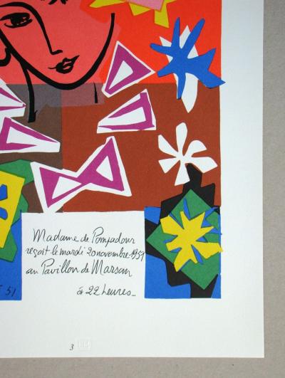 Henri MATISSE (after) - Madame de Pompadour, 1978 - Limited edition serigraphy signed and numbered 2