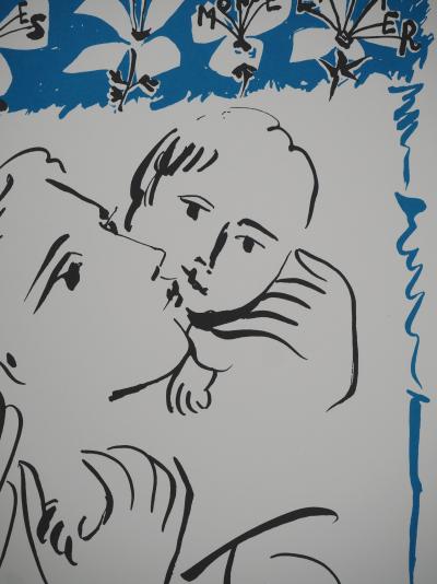 Pablo PICASSO : Amour maternel, Lithographie signée 2
