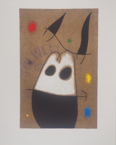 Joan MIRO : L’oiseau, Lithographie signée