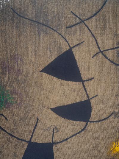 Joan MIRO : Femme dans le vent, Lithographie signée 2