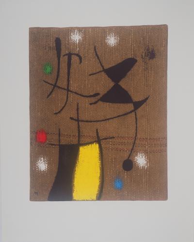 Joan Miró: Woman on the Telephone, Signed Lithograph 2