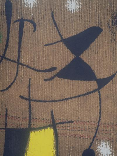 Joan Miró: Woman on the Telephone, Signed Lithograph 2