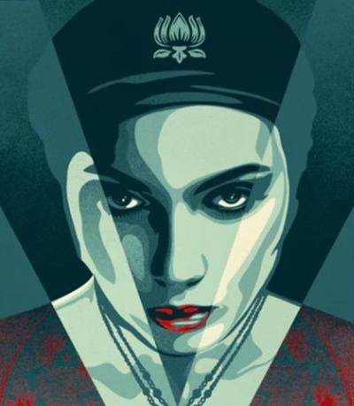 Shepard Fairey (OBEY) - Justice Woman - Lithographie Offset signée 2