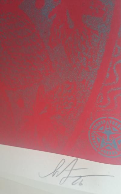 Shepard Fairey (OBEY) - Justice Woman - Lithographie Offset signée 2