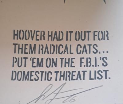 Shepard Fairey (OBEY) - Radical Cat - Sérigraphie en couleurs signée 2
