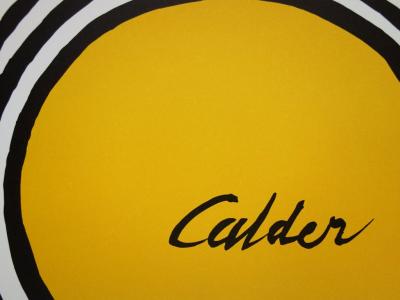 Alexander CALDER : Les Travestis du Réel, Affiche en lithographie signée 2