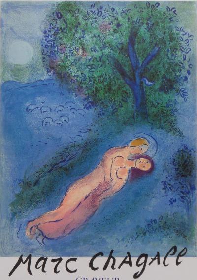 Marc Chagall: Daphnis and Chloe, Original vintage poster 2