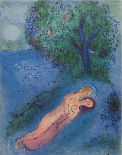 Marc Chagall: Daphnis and Chloe, Original vintage poster 2