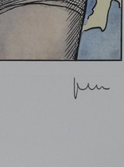 Milo MANARA : Sous la soie, Lithographie originale signée 2