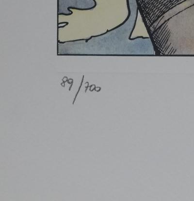 Milo MANARA : Sous la soie, Lithographie originale signée 2