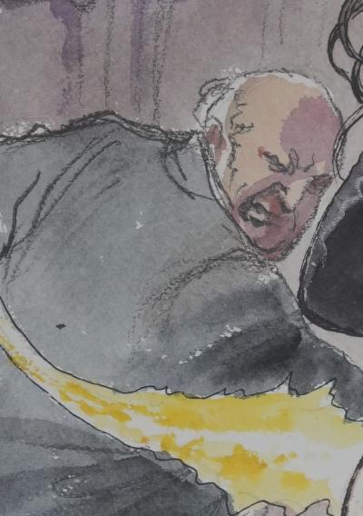 Milo MANARA : La fessée, Lithographie originale signée 2