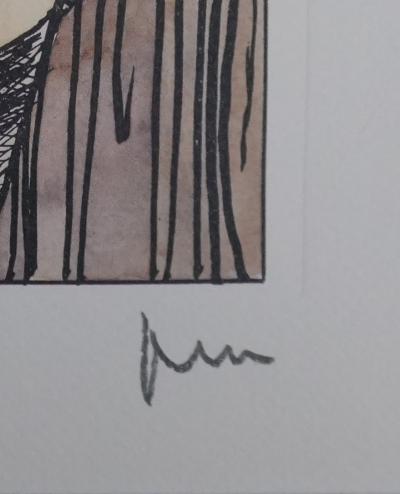 Milo MANARA : Jeu de jupons, Lithographie originale signée 2