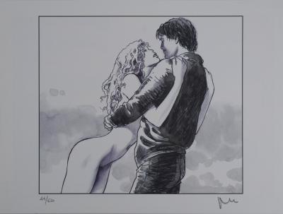 Milo Manara: Budding Love, Original signed lithograph 2