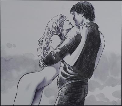 Milo Manara: Budding Love, Original signed lithograph 2