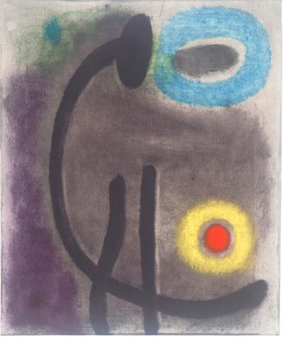 Joan MIRO : Femme au soleil, Lithographie signée 2