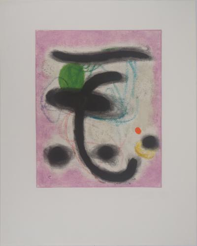 Joan MIRO : Portrait de Femme, Lithographie signée 2
