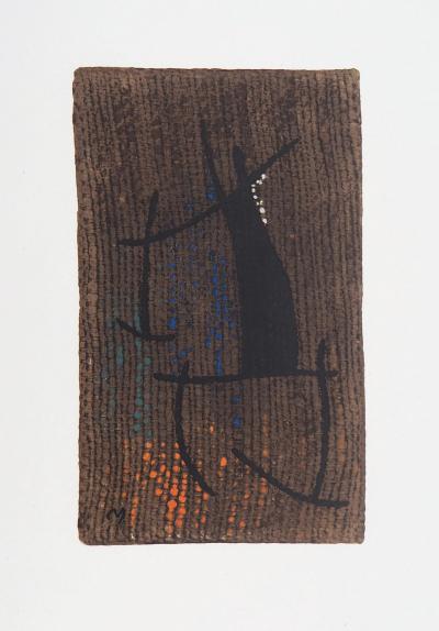 Joan MIRO : Femme qui danse, Lithographie signée 2